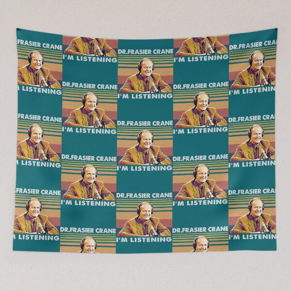Item preview, Retro I Am Listening Dr Frasier designed and sold by BangAngad.