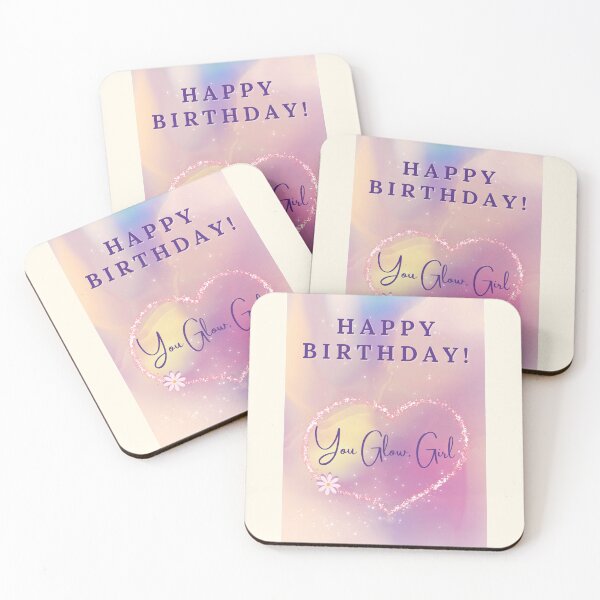 Item preview, Fun Girly Sparkles Cute Glitter Birthday - You Glow Girl! Teen Girls and Women Birthday Humor Pun designed and sold by Ceramic Scripture.
