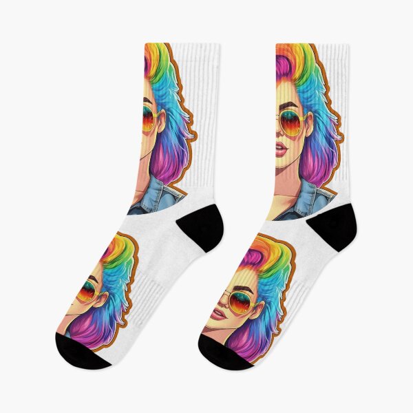 Item preview, Rainbow Proud Girl - Christin designed and sold by AdiRemba.