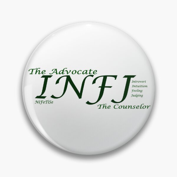 Item preview, INFJ the advocate - MBTI Myers Briggs 16 personalities Sticker designed and sold by ZZ20.