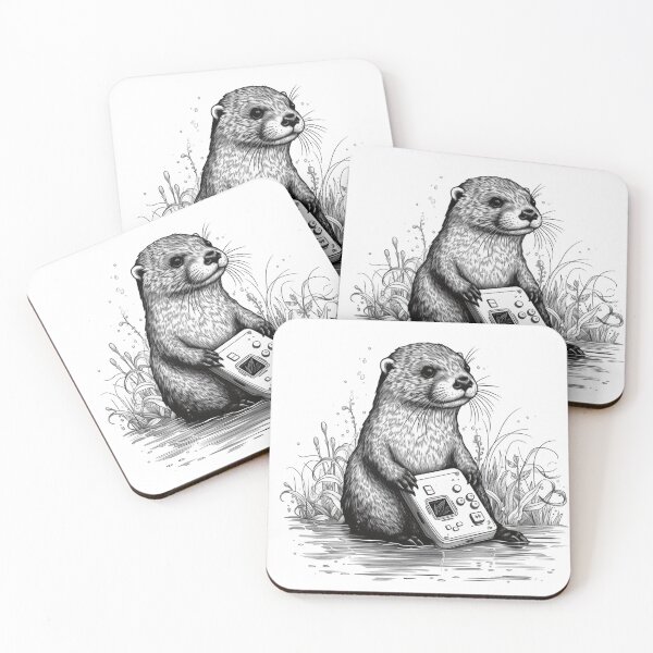 Artikelvorschau, Retro-Otter entworfen und verkauft von RemoteRee.