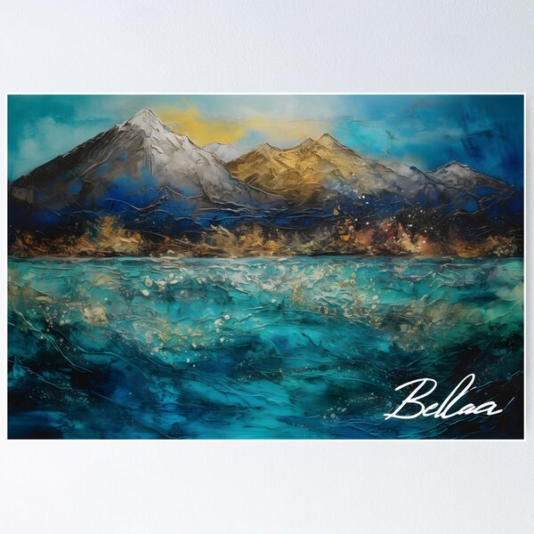 Item preview, Enigmatic Reverie, by artist Bella Catza, Canvas Decor, Wall Art, Modern Art, Room Decor, Gift designed and sold by Bella Catza.