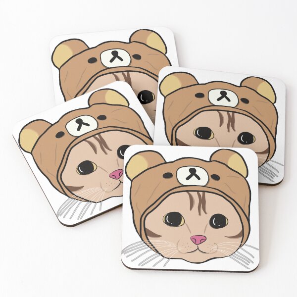 Item preview, CUTE CAT WITH CUTE HAT designed and sold by pinkysunflower.