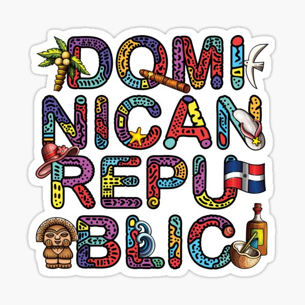 Aperçu de l'œuvre "Culture dominicaine" Capturez l'essence vibrante de la République dominicaine avec ce design qui célèbre sa beauté et sa diversité. Le cadeau parfait pour ceux qui aiment le charme des Caraïbes. créée et vendue par YulayDesign.