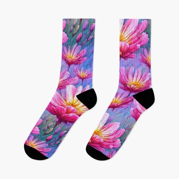 Artikelvorschau, Hübsches rosa Blumenmuster entworfen und verkauft von Poetic Patterns Studio.