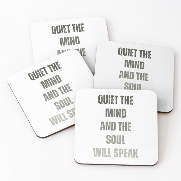 Item preview, quiet the mind and the soul will speak designed and sold by artprintschabab.