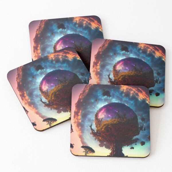 Item preview, Exoplanet Gliese 581B sureal, fictional, colorful. designed and sold by ArtCreator2023.