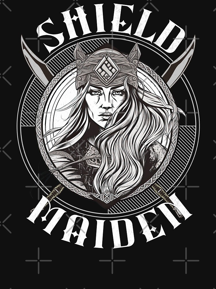 Shieldmaiden Viking Shield Women's White T-shirt