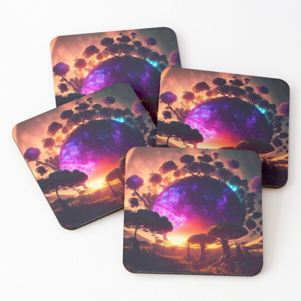 Item preview, Copy of Exoplanet Gliese 581C sureal, fictional, colorful. designed and sold by ArtCreator2023.