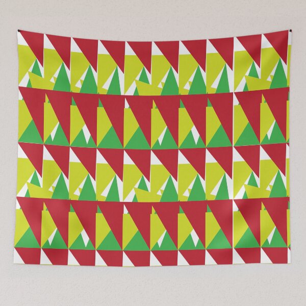 Item preview, Colorful Triangles Geometric Pattern designed and sold by Nisha Prabhu.