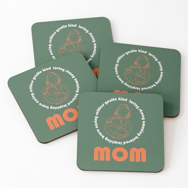 Item preview, mom loving strong amazing beloved inspiring brave caring selfless gentle kind designed and sold by ZacreaDesigns.
