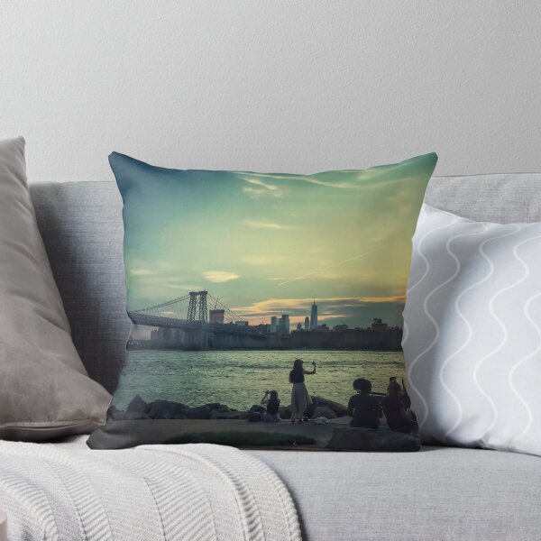 Item preview, Sunset Sky Manhattan Skyline Brooklyn NYC  designed and sold by eleonoraingrid.