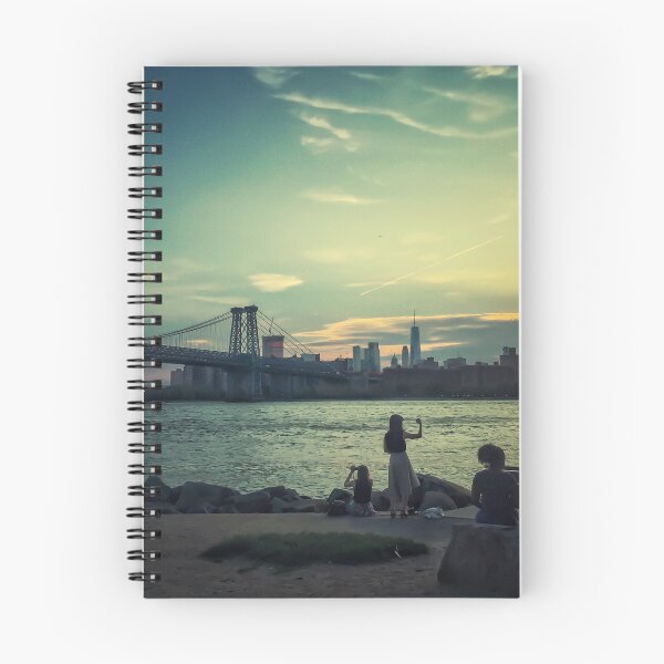 Item preview, Sunset Sky Manhattan Skyline Brooklyn NYC  designed and sold by eleonoraingrid.