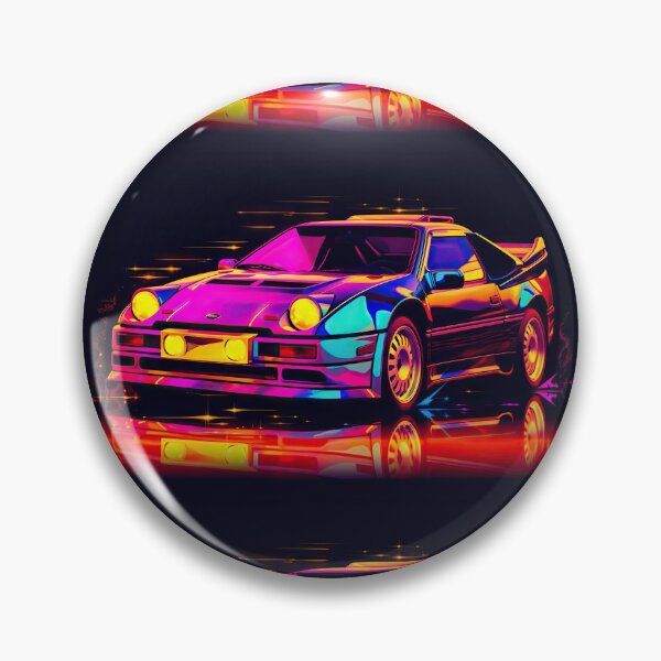Item preview, Retro Car Digital Illustrations: A Journey to the 80s-90s designed and sold by Piotrek0001.