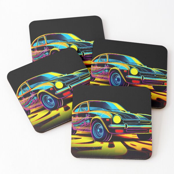Item preview, Retro Car Digital Illustrations: A Journey to the 80s-90s designed and sold by Piotrek0001.