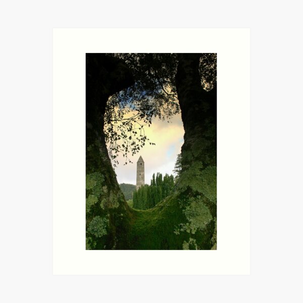 Glendalough view Art Print