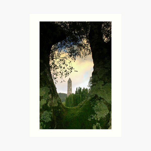 Glendalough view Art Print