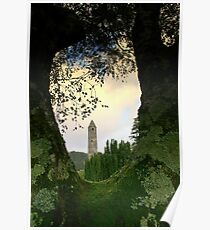 Glendalough view Poster