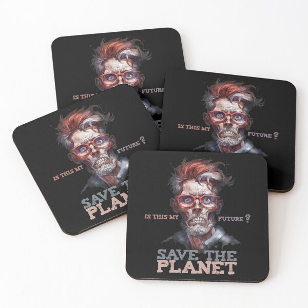 Item preview, Save the Planet 006 - Zombi-Hipster's dark premonition (on dark products) designed and sold by utopio-art.