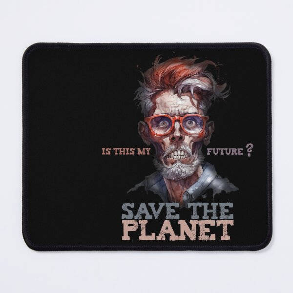 Item preview, Save the Planet 006 - Zombi-Hipster's dark premonition (on dark products) designed and sold by utopio-art.