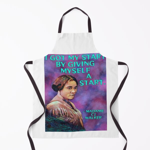 Item preview, Radical Feminist Quote - CJ Walker - I Got My Start  By Giving Myself A Start designed and sold by LethalPixieDust.