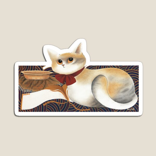 Cute Cat Pfps Sticker - Add some purr-fection to your life Magnet