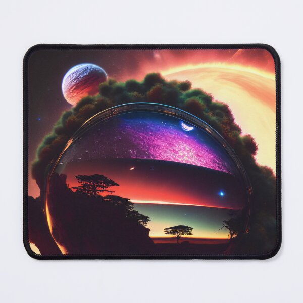 Item preview, Exoplanet Gliese 581F sureal, fictional, colorful. designed and sold by ArtCreator2023.