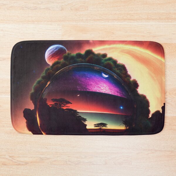 Item preview, Exoplanet Gliese 581F sureal, fictional, colorful. designed and sold by ArtCreator2023.
