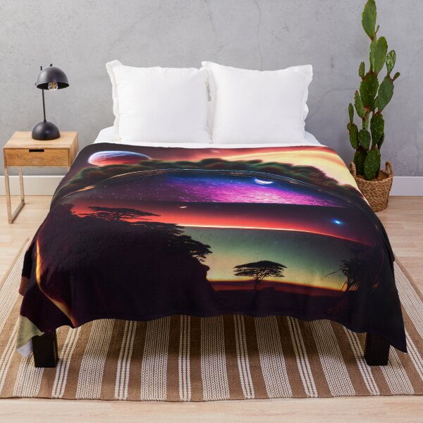 Item preview, Exoplanet Gliese 581F sureal, fictional, colorful. designed and sold by ArtCreator2023.