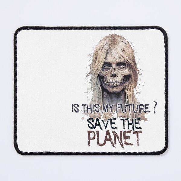 Item preview, Save the Planet 007 - Zombi-Hipster's Dark Premonition (on light colored products) designed and sold by utopio-art.