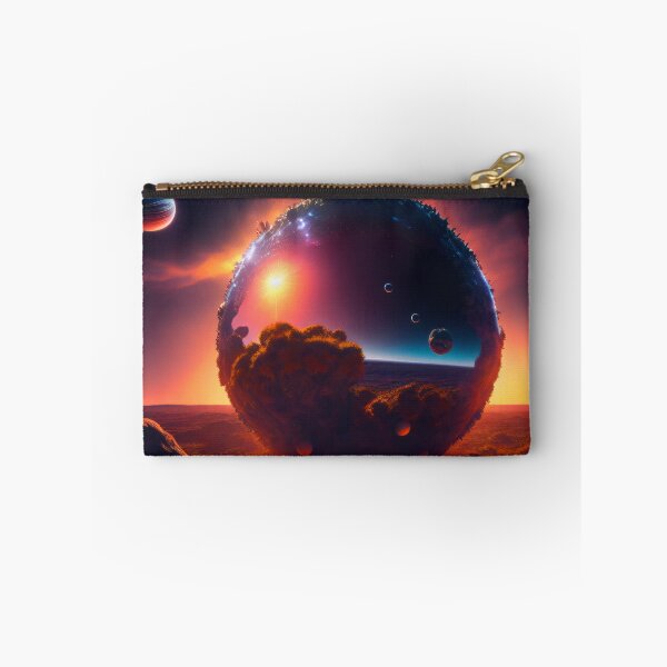 Item preview,  Exoplanet Gliese 581G sureal, fictional, colorful. designed and sold by ArtCreator2023.