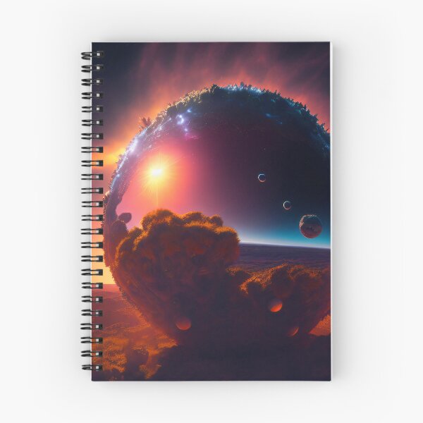 Item preview,  Exoplanet Gliese 581G sureal, fictional, colorful. designed and sold by ArtCreator2023.