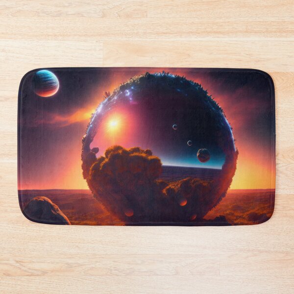 Item preview,  Exoplanet Gliese 581G sureal, fictional, colorful. designed and sold by ArtCreator2023.