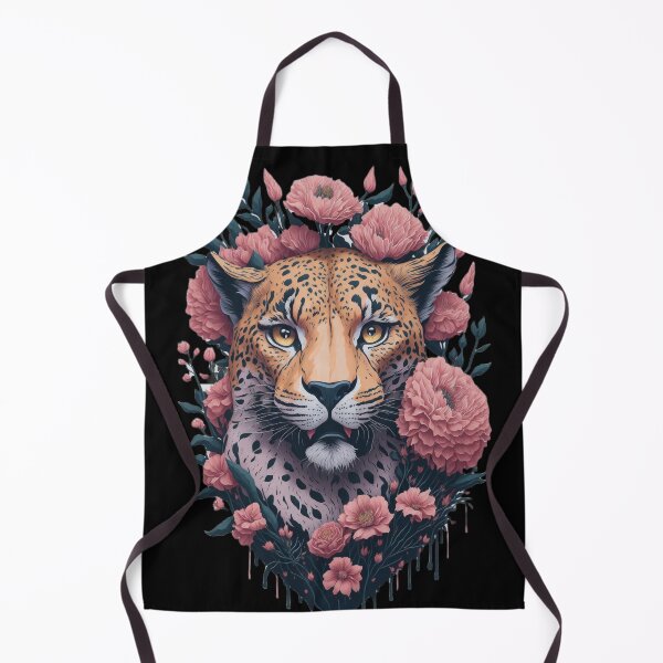Artikelvorschau, Vintage Leopard Head Print: Exquisite Detail and Timeless Charm entworfen und verkauft von QualityQuest.