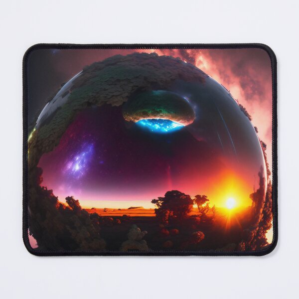 Item preview, Exoplanet Gliese 581I2 sureal, fictional, colorful. designed and sold by ArtCreator2023.
