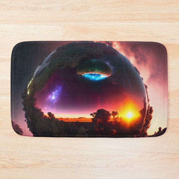 Item preview, Exoplanet Gliese 581I2 sureal, fictional, colorful. designed and sold by ArtCreator2023.