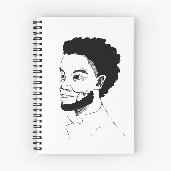 Item preview, Stylized Sketch of Chadwick Boseman designed and sold by IntoitSales.