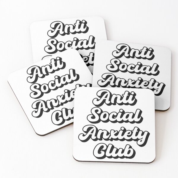 Item preview, Anti Social Social Anxiety Club designed and sold by StoreMix23.