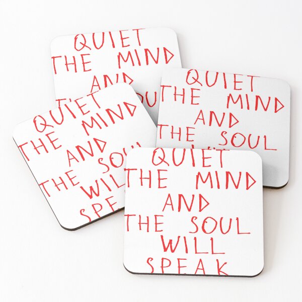 Item preview, Quiet the mind and the soul will speak designed and sold by kinpirks.