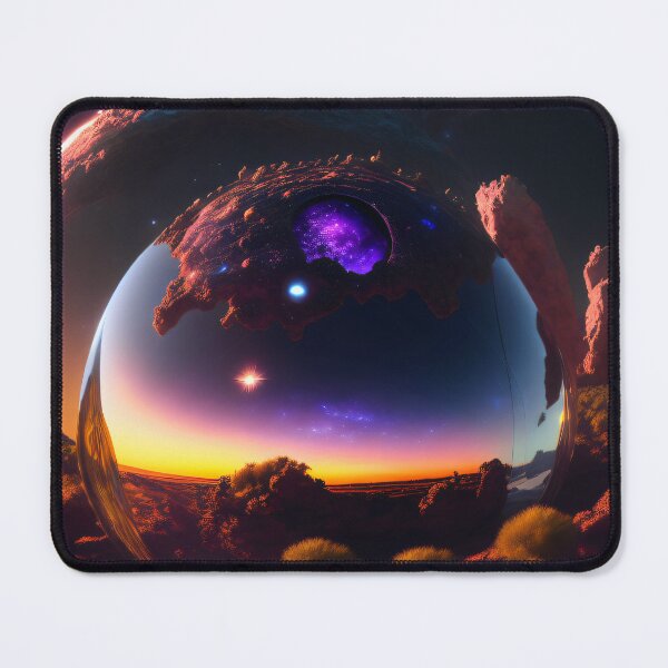 Item preview, Exoplanet Gliese 581K sureal, fictional, colorful. designed and sold by ArtCreator2023.