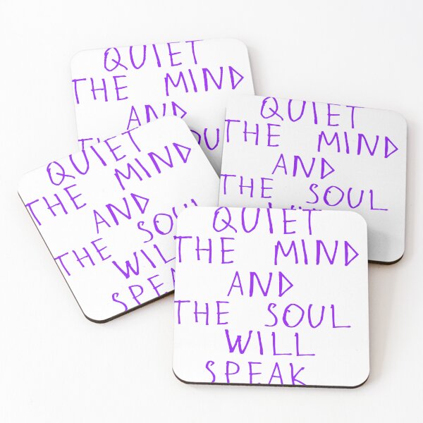 Item preview, Quiet the mind and the soul will speak designed and sold by kinpirks.