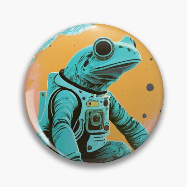 Artikelvorschau, Astronautenfrosch entworfen und verkauft von Skull Rhiz.