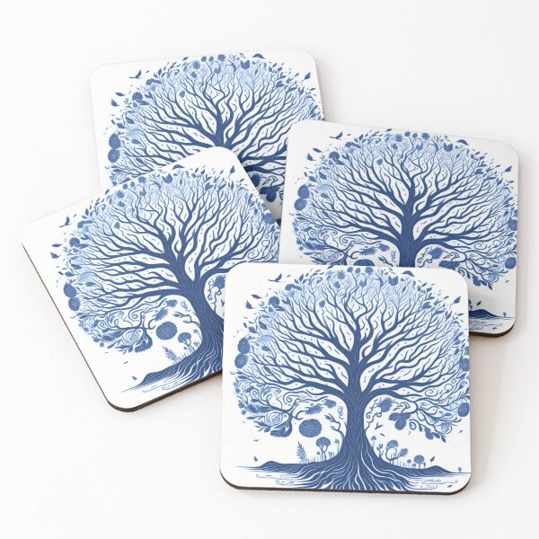 Item preview, Ethereal Tree Line Drawing designed and sold by charmz2017.