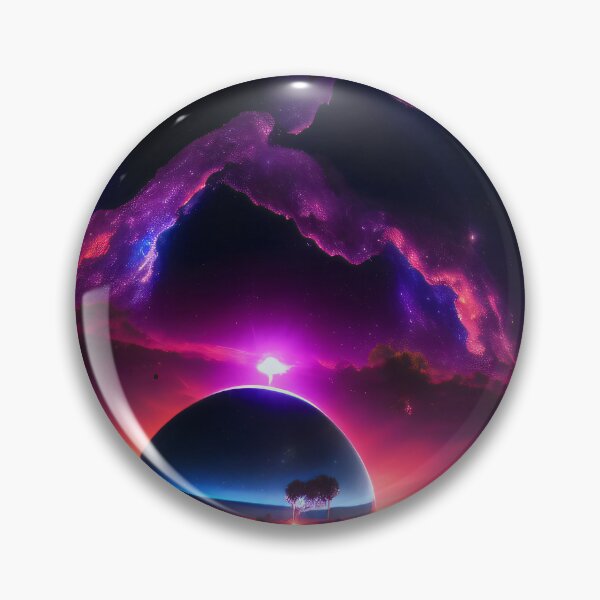 Artikelvorschau, Exoplanet Gliese 581L sureal, fiktiv, bunt. entworfen und verkauft von ArtCreator2023.