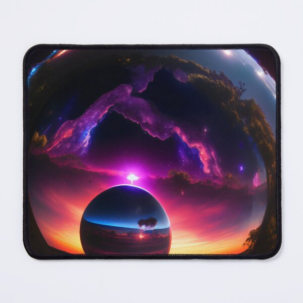 Item preview, Exoplanet Gliese 581L sureal, fictional, colorful. designed and sold by ArtCreator2023.