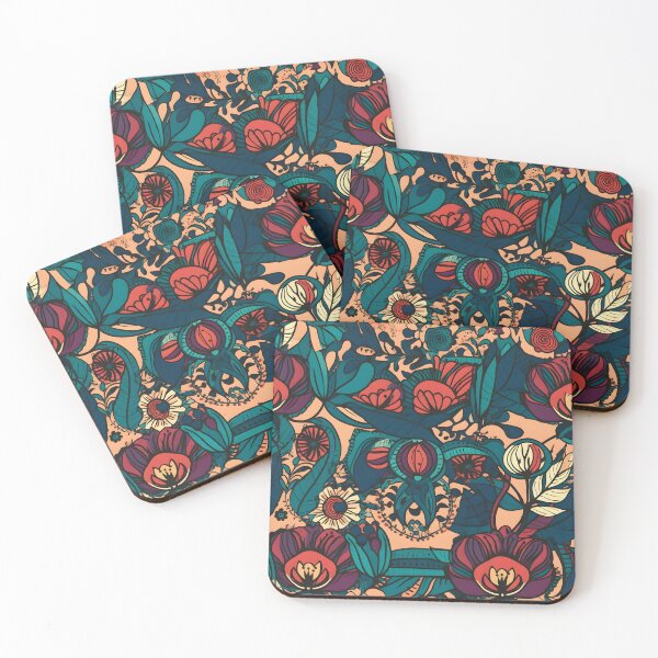Item preview, Lively Colored Playful Flowers Floral Patterns designed and sold by Wonder Of Light.