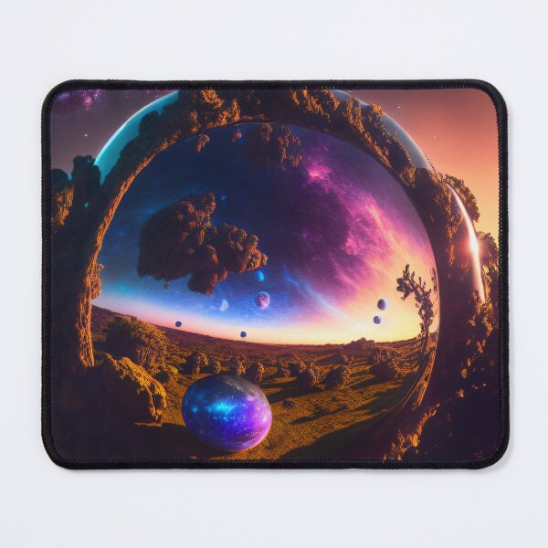 Item preview, Exoplanet Gliese 581M sureal, fictional, colorful. designed and sold by ArtCreator2023.