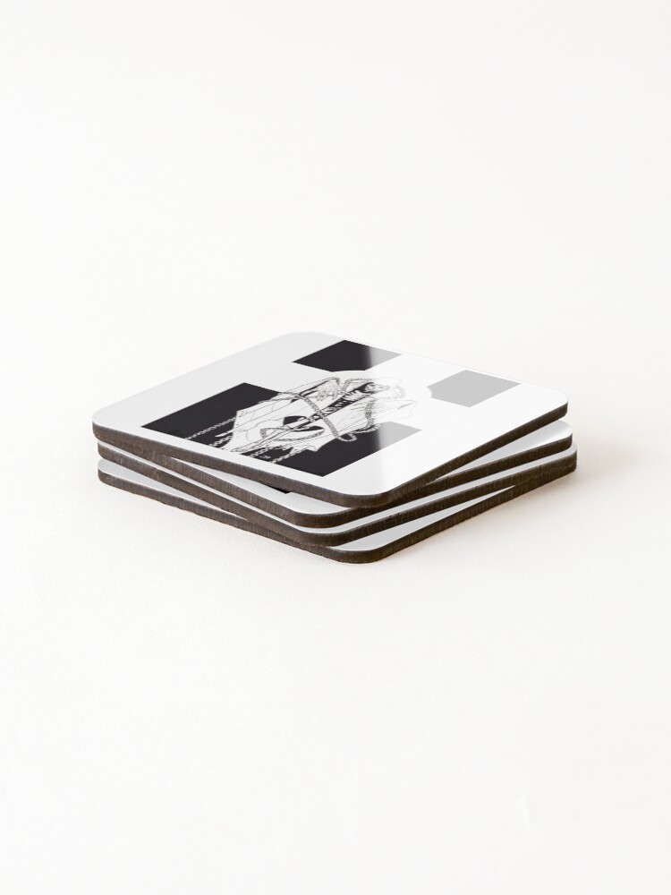 Thumbnail 4 of 5, Coasters (Set of 4), Wraith designed and sold by servsci.