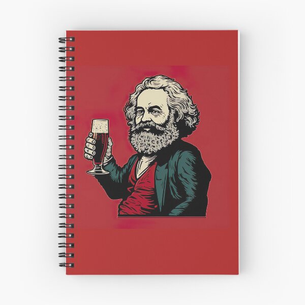 Item preview, Karl Marx bebiendo cerveza designed and sold by larumbra.