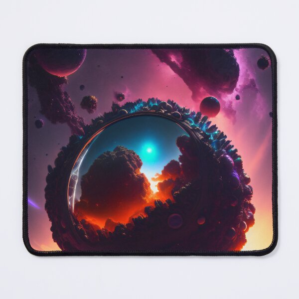 Item preview, Exoplanet Gliese 581N sureal, fictional, colorful. designed and sold by ArtCreator2023.